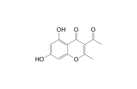 Chromone, 3-acetyl-5,7-dihydroxy-2-methyl-