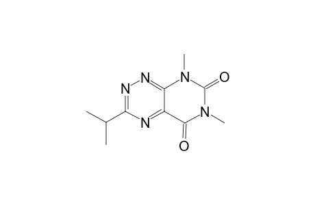 Pyrimido[5,4-E]-1,2,4-triazine-5,7(6H,8H)-dione, 6,8-dimethyl-3-(1-meth