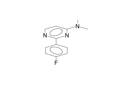 4-DIMETHYLAMINO-2-(PARA-FLUOROPHENYL)PYRIMIDINE