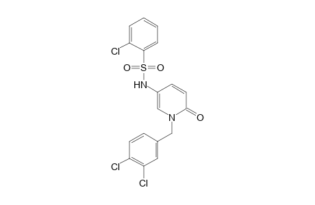 o-CHLORO-N-[1-(3,4-DICHLOROBENZYL)-1,6-DIHYDRO-6-OXO-3-PYRIDYL]BENZENESULFONAMIDE