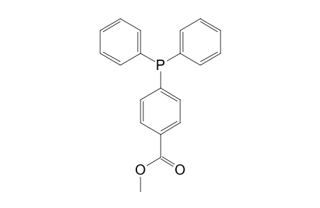 p-(diphenylphosphino)benzoic acid, methyl ester