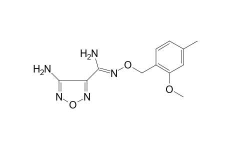 4-Amino-N'-(2-methoxy-4-methyl-benzyl)oxy-furazan-3-carboxamidine