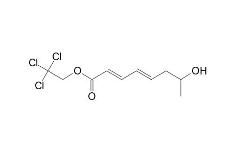 2,2,2-Trichloroethyl (2E,4E)-7-hydroxy-2,4-octadienoate