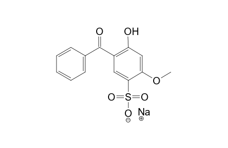 5-benzoyl-4-hydroxy-2-methoxybenzenesulfonic acid, sodium salt