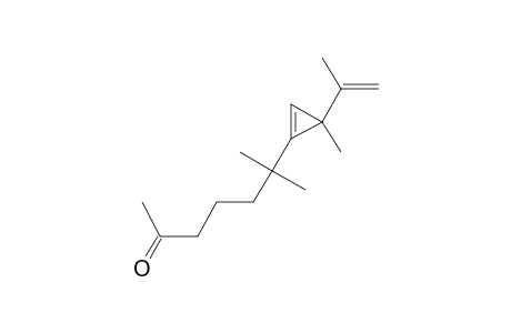 2-Heptanone, 6-methyl-6-[3-methyl-3-(1-methylethenyl)-1-cyclopropen-1-yl]-