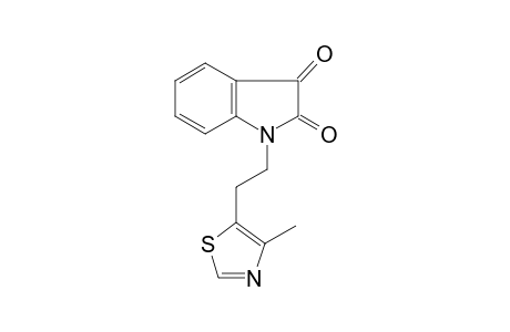 1-[2-(4-methyl-1,3-thiazol-5-yl)ethyl]-1H-indole-2,3-dione