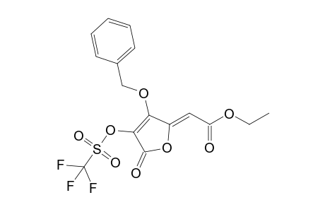 4-BENZYLOXY-5-[Z-(ETHOXYCARBONYLMETHYLIDENE)]-3-(TRIFLUOROMETHANESULFONYLOXY)-2-FURANONE