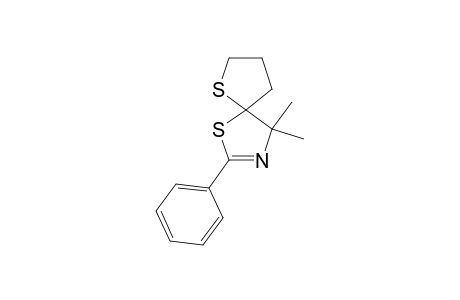 4,5-DIHYDRO-4,4-DIMETHYL-2-PHENYLSPIRO-[1,3-THIAZOL-5,2'-THIOLAN];4,4-DIMETHYL-2-PHENYL-1,6-DITHIA-3-AZASPIRO-[4.4]-NON-2-ENE