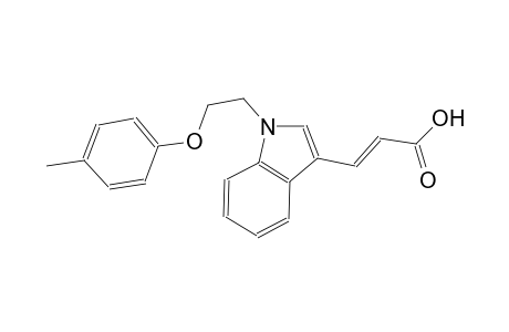 (2E)-3-{1-[2-(4-methylphenoxy)ethyl]-1H-indol-3-yl}-2-propenoic acid