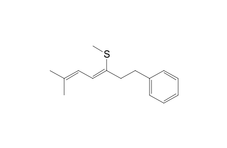 7-Phenyl-5-methylthio-2-methyl-2,4-heptadiene