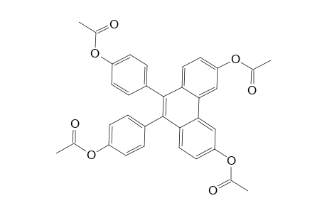 [3,6-bis(Acetyloxy)phenanthrene-9,10-diyl]dibenzene-4,1-diyl diacetate