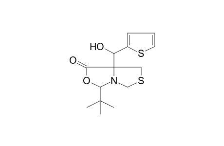 3-tert-Butyl-7a-[hydroxy(2-thienyl)methyl]dihydro-1H-[1,3]thiazolo[3,4-c][1,3]oxazol-1-one