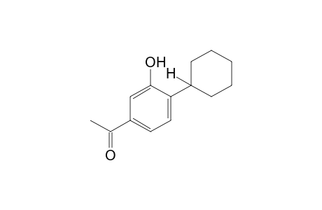 4'-cyclohexyl-3'-hydroxyacetophenone