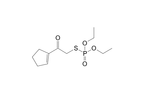 S-(2-Cyclopent-1-en-1-yl-2-oxoethyl) O,O-diethyl thiophosphate