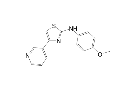 2-thiazolamine, N-(4-methoxyphenyl)-4-(3-pyridinyl)-