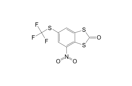 4-Nitro-6-(trifluoromethylsulfanyl)-1,3-benzodithiol-2-one