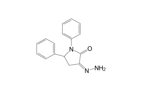 (3Z)-1,5-diphenyl-2,3-pyrrolidinedione 3-hydrazone