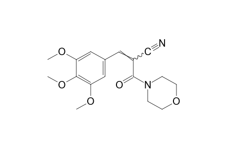 beta-oxo-alpha-(3,4,5-trimethoxybenzylidene)-4-morpholinepropionitrile