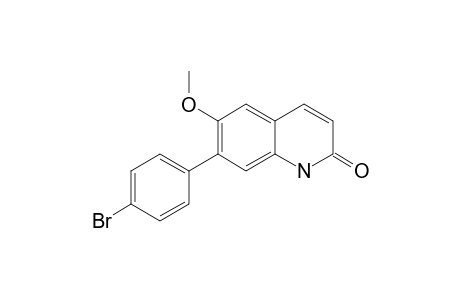 7-(4-Bromophenyl)-6-methoxyquinolin-2(1H)-one