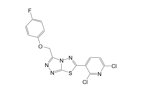 [1,2,4]triazolo[3,4-b][1,3,4]thiadiazole, 6-(2,6-dichloro-3-pyridinyl)-3-[(4-fluorophenoxy)methyl]-