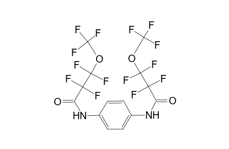 2,2,3,3-Tetrafluoro-N-(4-([2,2,3,3-tetrafluoro-3-(trifluoromethoxy)propanoyl]amino)phenyl)-3-(trifluoromethoxy)propanamide