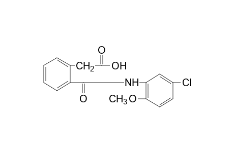 {o-[(5-chloro-2-methoxyphenyl)carbamoyl]phenyl}acetic acid