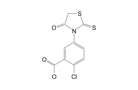 2-chloro-5-(4-oxo-2-thioxo-3-thiazolidinyl)benzoic acid