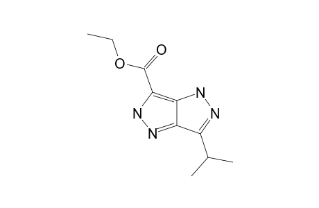 ETHYL-6-(PROPAN-2-YL)-1,4-DIHYDROPYRAZOLO-[4,3-C]-PYRAZOLE-3-CARBOXYLATE