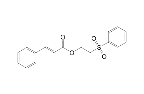 2-(Phenylsulfonyl)ethyl (E)-3-Phenyl-2-propenoate