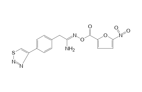 O-(5-nitro-2-furoyl)-2-[p-(1,2,3-thiadiazol-4-yl)phenyl]acetamidoxime
