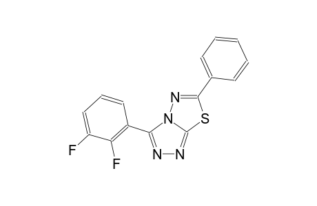 [1,2,4]triazolo[3,4-b][1,3,4]thiadiazole, 3-(2,3-difluorophenyl)-6-phenyl-