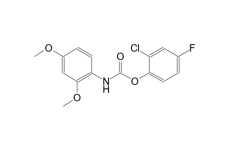 (2,4-Dimethoxyphenyl)carbamic acid 2-chloro-4-fluorophenyl ester