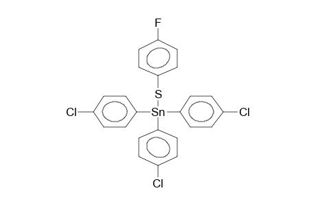 TRIS(4-CHLOROPHENYL)TIN 4-FLUOROTHIOPHENOLATE