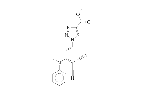 1,2,3-TRIAZOLE, 1-(E-4,4-DICYANO-3-N-METHYLANILINO-1,3-BUTADIEN-1-YL)-5-(METHOXYCARBONYL)-