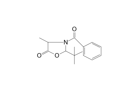 3-Benzoyl-2-tert-butyl-4-methyl-1,3-oxazolidin-5-one