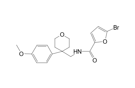 5-Bromo-N-{[4-(4-methoxyphenyl)tetrahydro-2H-pyran-4-yl]methyl}-2-furamide