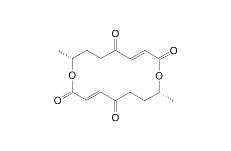 trans-,trans-8(R),16(R)-DIMETHYL-1,9-DIOXACYCLOHEXADECA-3,11-DIEN-2,5,10,13-TETRONE