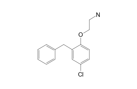 1-(2-Aminoethoxy)-2-benzyl-4-chlorobenzene