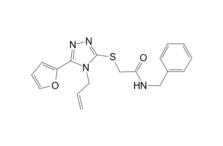 2-(4-Allyl-5-furan-2-yl-4H-[1,2,4]triazol-3-ylsulfanyl)-N-benzyl-acetamide