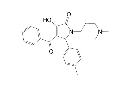 4-Benzoyl-1-(3-dimethylamino-propyl)-3-hydroxy-5-p-tolyl-1,5-dihydro-pyrrol-2-one