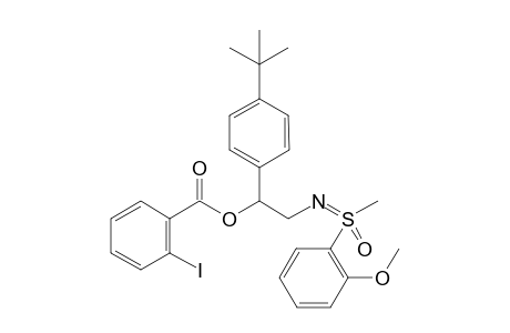 2-(S-Methyl-S-2-methoxyphenyl)sulfoximidoyl-1-(4-tert-butylphenyl)ethyl 2-iodobenzoate