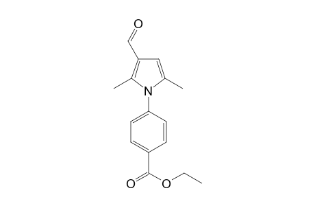 p-(2,5-dimethyl-3-formylpyrrol-1-yl)benzoic acid, ethyl ester