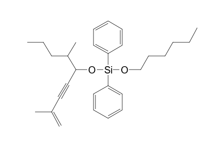 Silane, diphenyl(2,6-dimethylnon-1-en-3-yn-5-yloxy)hexyloxy-