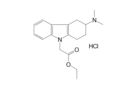 3-(dimethylamino)-1,2,3,4-tetrahydrocarbazole-9-acetic acid, ethyl ester, monohydrochloride
