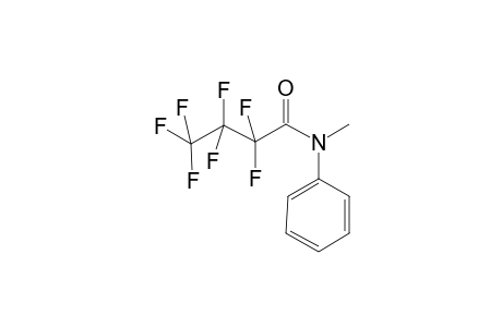 N-Methylaniline, N-heptafluorobutyryl-