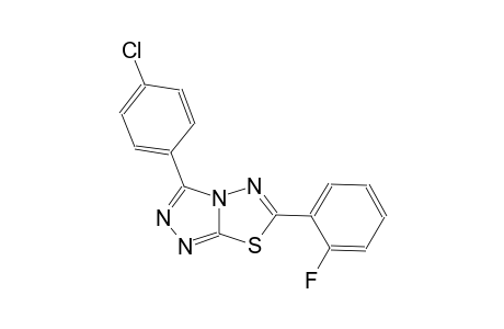 [1,2,4]triazolo[3,4-b][1,3,4]thiadiazole, 3-(4-chlorophenyl)-6-(2-fluorophenyl)-