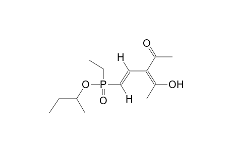 SEC-BUTYL 3-ACETYL-4-HYDROXY-1,3(Z)-PENTADIENYL(ETHYL)PHOSPHINATE