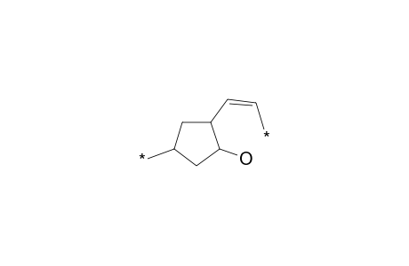 Poly(1-hydroxy-2,4-cyclopentanediyl-vinylene), z