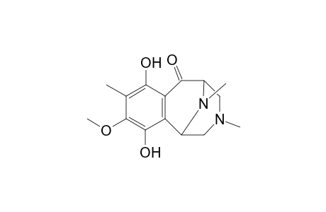 1,5-Imino-3-benzazocin-6(1H)-one, 2,3,4,5-tetrahydro-7,10-dihydroxy-9-methoxy-3,8,11-trimethyl-, (.+-.)-