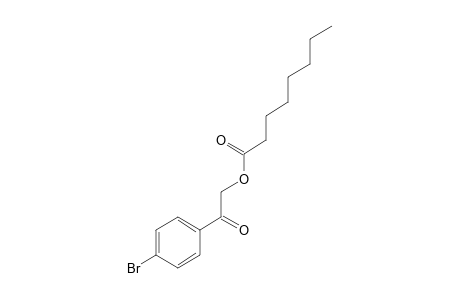 octanoic acid, ester with 4'-bromo-2-hydroxyacetophenone